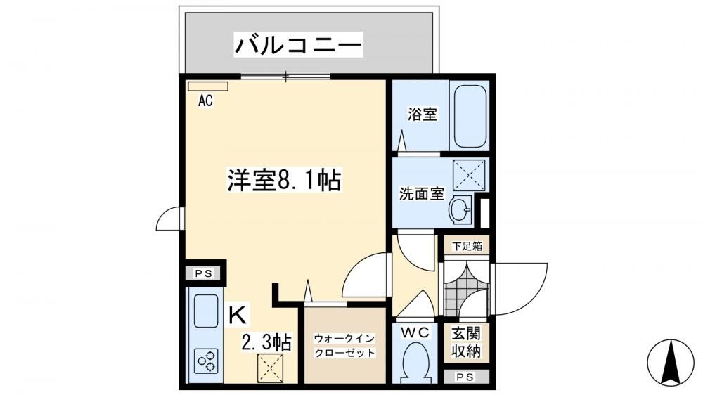 ヴィアンジュ黒崎西黒崎の1k賃貸アパート 築浅 株式会社ハウス倶楽部